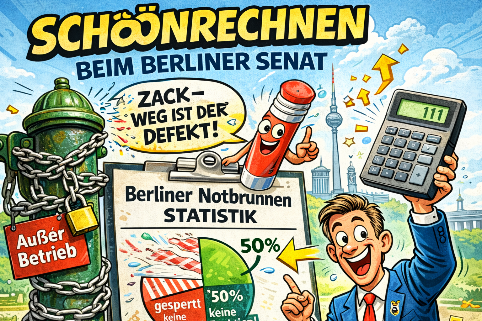 Wenn Zahlen sprudeln, aber kein Tropfen fließt